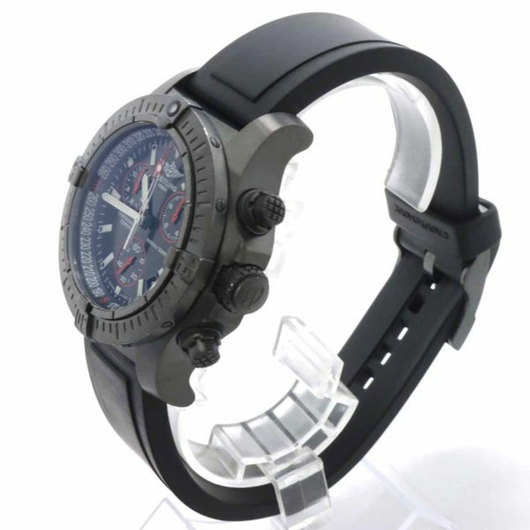 BREITLING(ブライトリング)のブライトリング BREITLING アベンジャー シーウルフ ブラックスチール M73390 クロノグラフ 1000本限定 デイト クォーツ Avenger VLP 90219331 メンズの時計(腕時計(アナログ))の商品写真