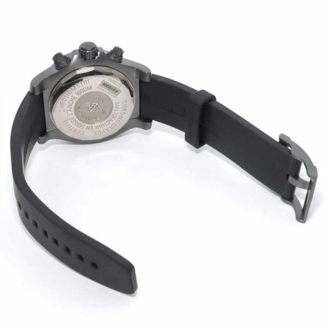 BREITLING(ブライトリング)のブライトリング BREITLING アベンジャー シーウルフ ブラックスチール M73390 クロノグラフ 1000本限定 デイト クォーツ Avenger VLP 90219331 メンズの時計(腕時計(アナログ))の商品写真
