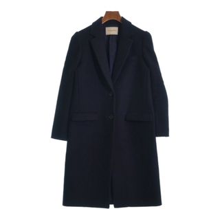 ユナイテッドアローズ(UNITED ARROWS)のUNITED ARROWS チェスターコート 36(S位) 濃紺 【古着】【中古】(チェスターコート)