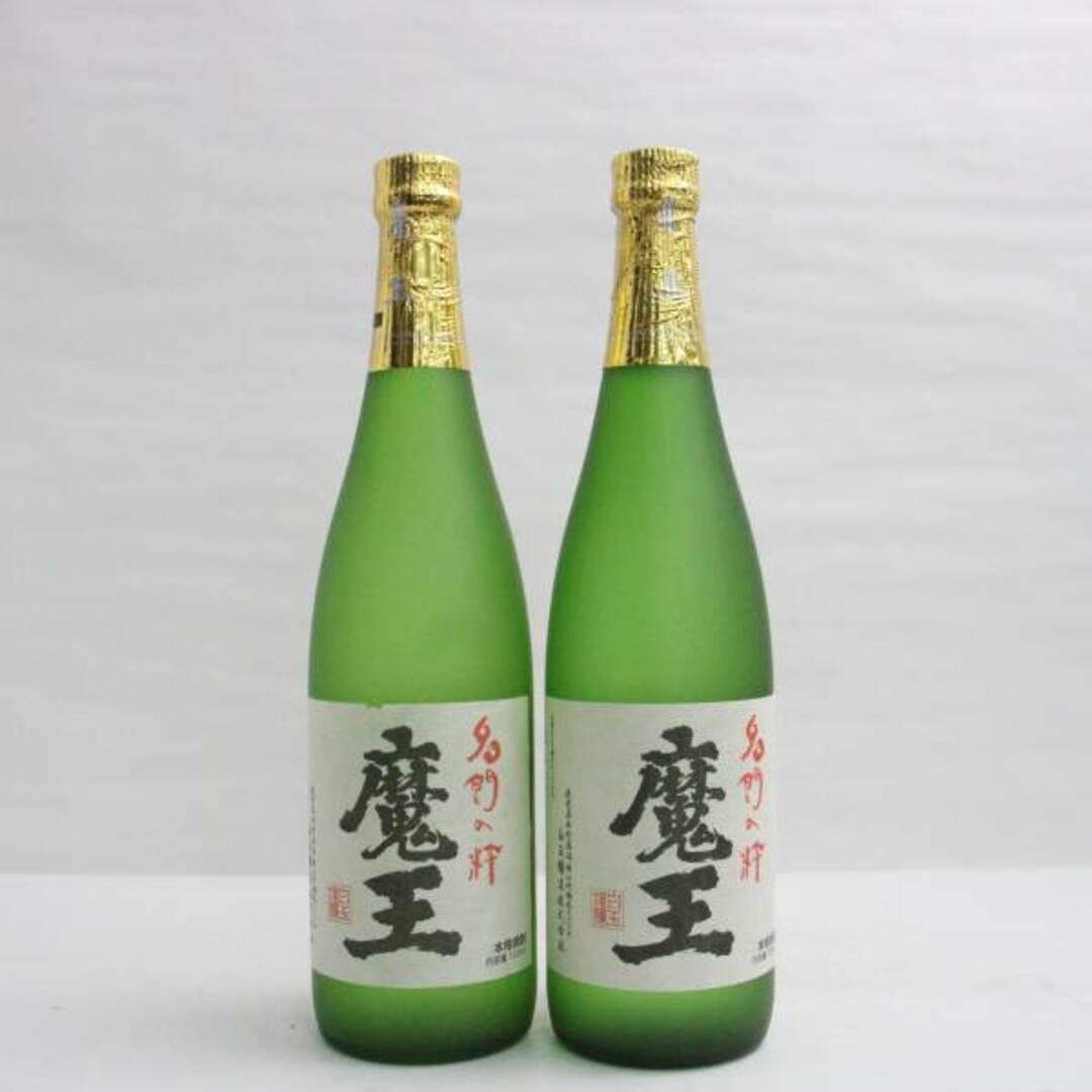 【2本セット】魔王 720ml（製造年月23.11 / 22.12） 食品/飲料/酒の酒(焼酎)の商品写真