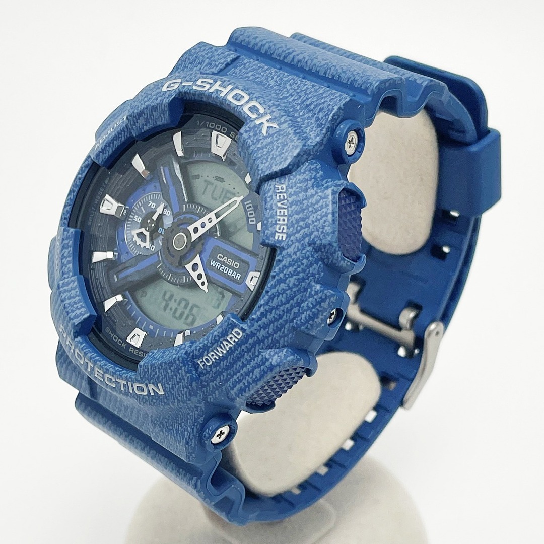 CASIO(カシオ)の☆☆CASIO カシオ G-SHOCK デニムパターン GA-110DC-2A7JF ブルー系 クォーツ 樹脂 メンズ 腕時計 メンズの時計(ラバーベルト)の商品写真