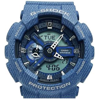 ☆☆CASIO カシオ G-SHOCK デニムパターン GA-110DC-2A7JF ブルー系 クォーツ 樹脂 メンズ 腕時計