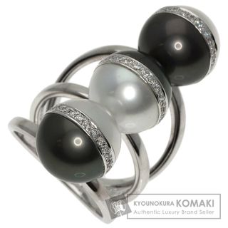 タサキ(TASAKI)のTASAKI パール 南洋真珠 バランス ユナイト ダイヤモンド リング・指輪 K18WG レディース(リング(指輪))