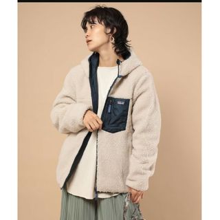 パタゴニア(patagonia)の極美品 Patagonia リバーシブル ダウンジャケット ボア(ダウンジャケット)