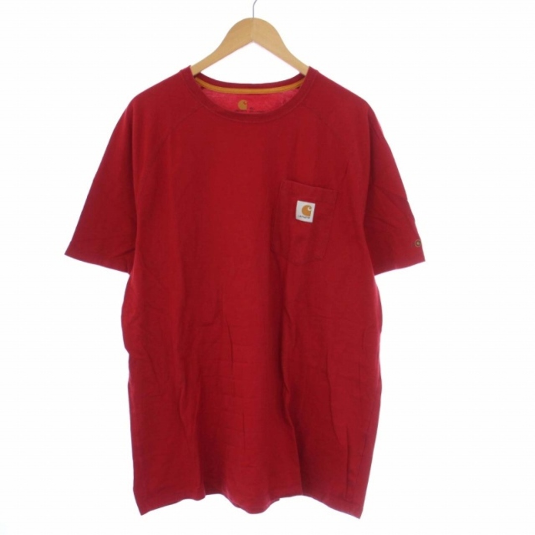 carhartt(カーハート)のcarhartt Tシャツ カットソー 半袖 REGULAR FIT 赤 メンズのトップス(Tシャツ/カットソー(半袖/袖なし))の商品写真