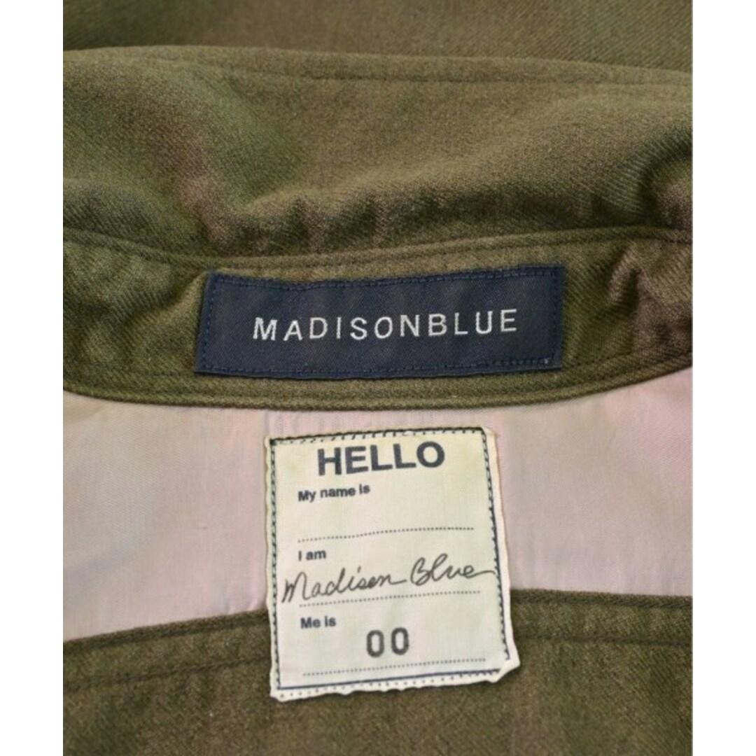 MADISONBLUE(マディソンブルー)のMADISON BLUE シャツワンピース 0(XS位) カーキ 【古着】【中古】 レディースのワンピース(その他)の商品写真