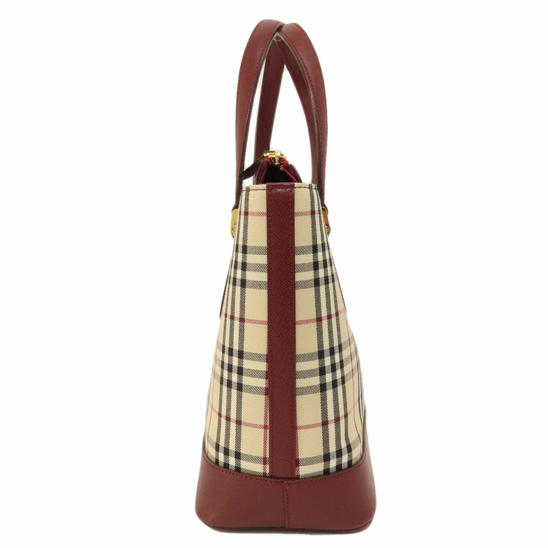 BURBERRY(バーバリー)のBURBERRY ノバチェック ハンドバッグ キャンバス レディース レディースのバッグ(ハンドバッグ)の商品写真