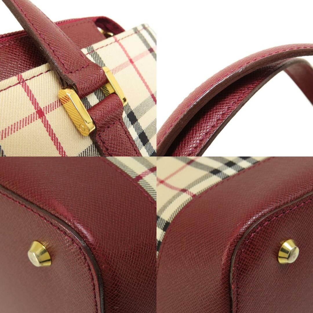 BURBERRY(バーバリー)のBURBERRY ノバチェック ハンドバッグ キャンバス レディース レディースのバッグ(ハンドバッグ)の商品写真