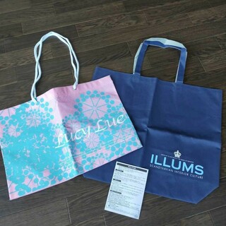 イルムス(ILLUMS)の新品　ILLUMS イルムス  バック　トートバッグ Lucy Lue　大容量(エコバッグ)