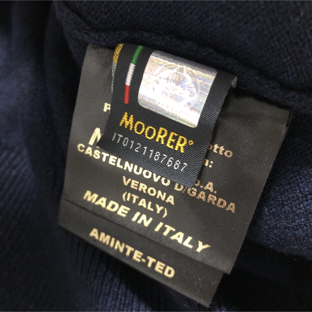 LORO PIANA(ロロピアーナ)の【ご商談中】新品 MOORER ムーレー/ロロピアーナ カシミヤ100%ニット メンズのトップス(ニット/セーター)の商品写真