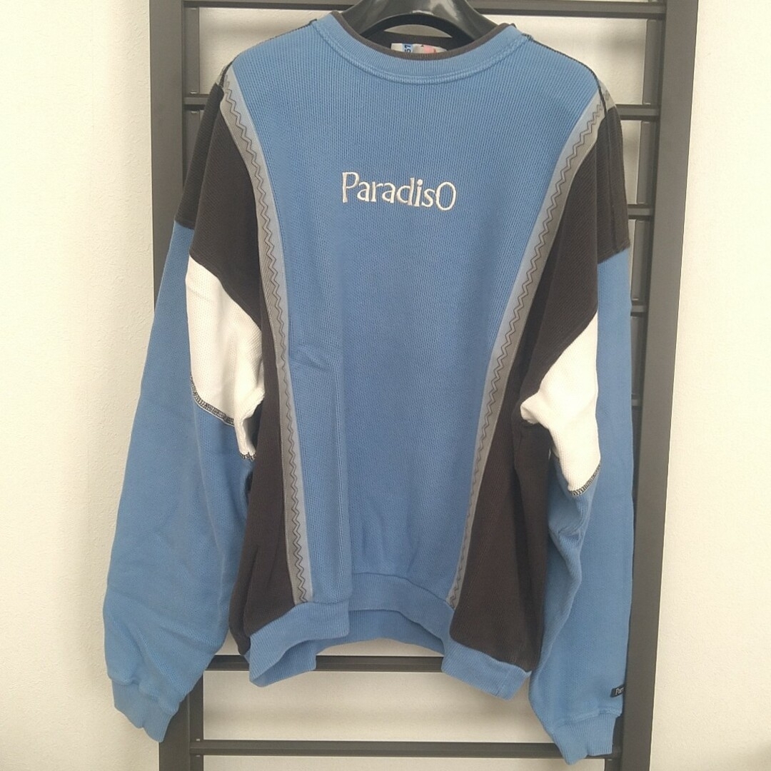 Paradiso(パラディーゾ)のParadiso綿トレーナー（L） スポーツ/アウトドアのゴルフ(ウエア)の商品写真