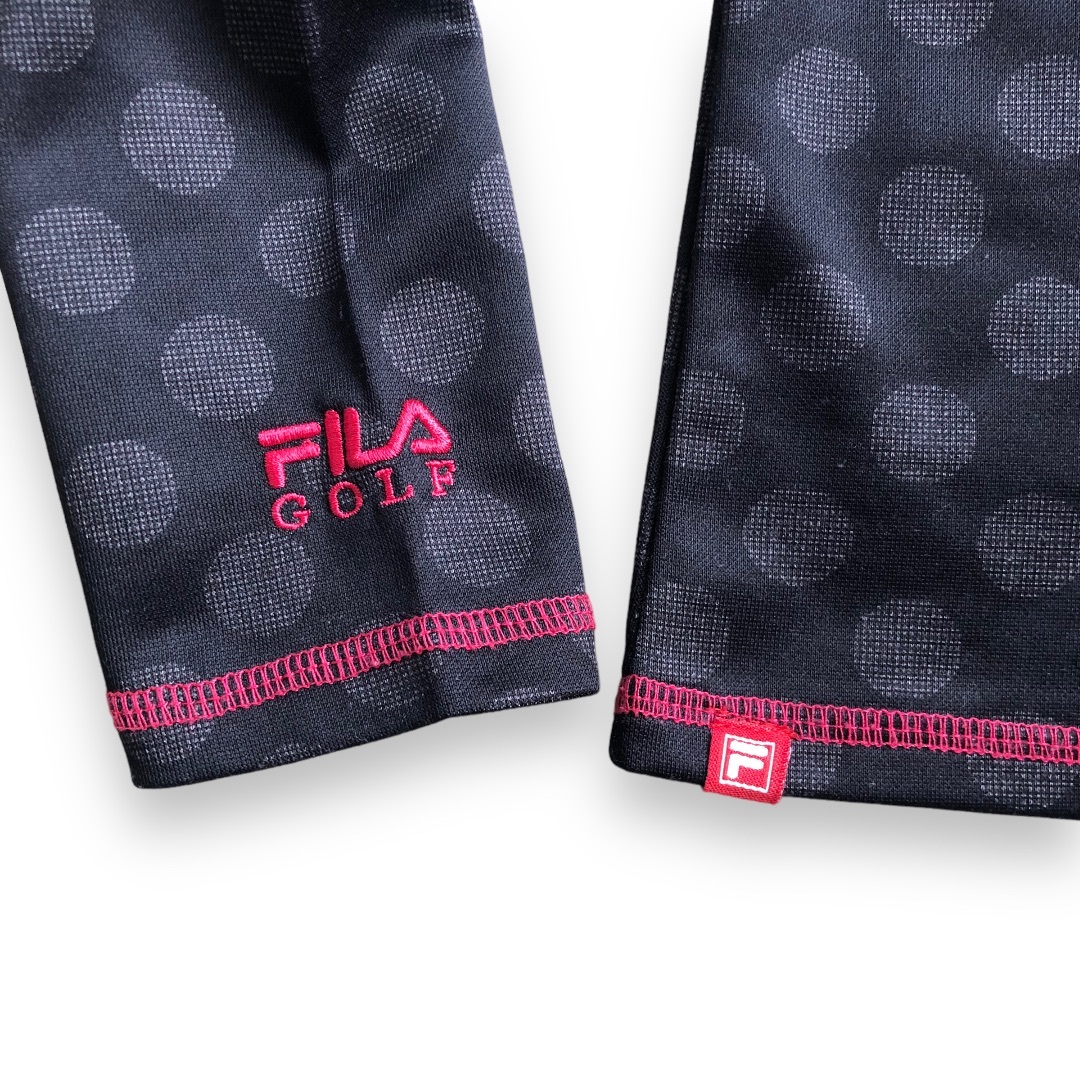 FILA(フィラ)のフィラ　FILA　レディース　長袖カットソー　長袖シャツ　Mサイズ　水玉　グレー レディースのトップス(Tシャツ(長袖/七分))の商品写真