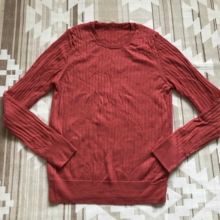 ムジルシリョウヒン(MUJI (無印良品))の無印　シルク混セーター　Lサイズ(ニット/セーター)