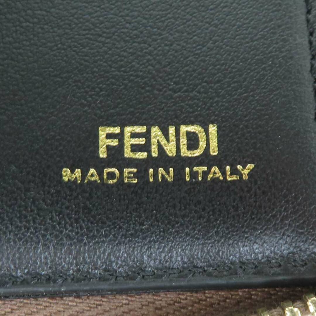 FENDI(フェンディ)のフェンディ FENDI 二つ折り財布 バイザウェイ レザー ブラウン レディース 8M0401-6GM 送料無料【中古】 55272g レディースのファッション小物(財布)の商品写真