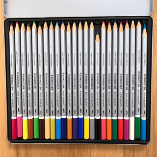 ステッドラー(STAEDTLER)の【限定販売】STAEDTLER 水彩色鉛筆　24色(色鉛筆)