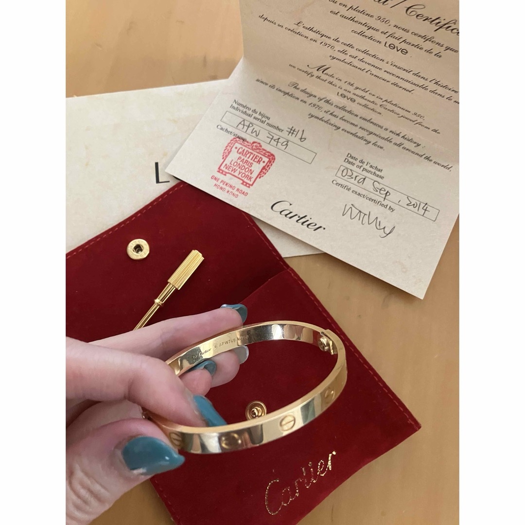 Cartier(カルティエ)のカルティエ　ラブブレス レディースのアクセサリー(ブレスレット/バングル)の商品写真