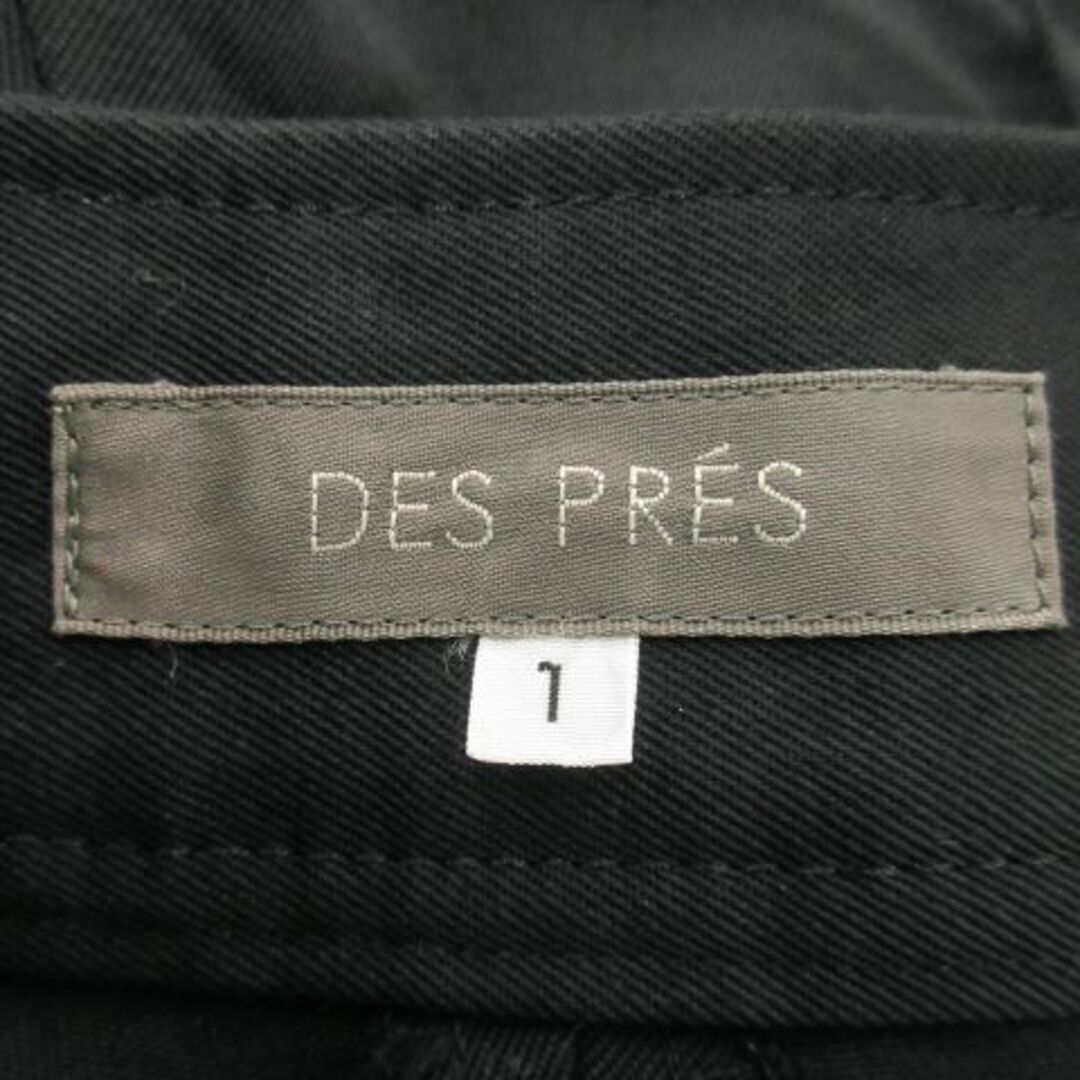 DES PRES(デプレ)のデプレ クロップドパンツ サブリナ ウール 1 黒 230907MN1R レディースのパンツ(クロップドパンツ)の商品写真