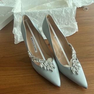 MANOLO BLAHNIK - マノロブラニク ハンギシ フラットシューズ パンプス ...