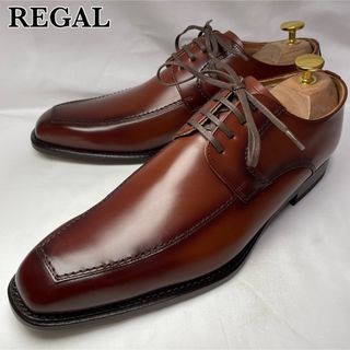 リーガル(REGAL)の【新品未使用】REGAL 124R カロータ Uチップ 外羽根 ロングノーズ(ドレス/ビジネス)