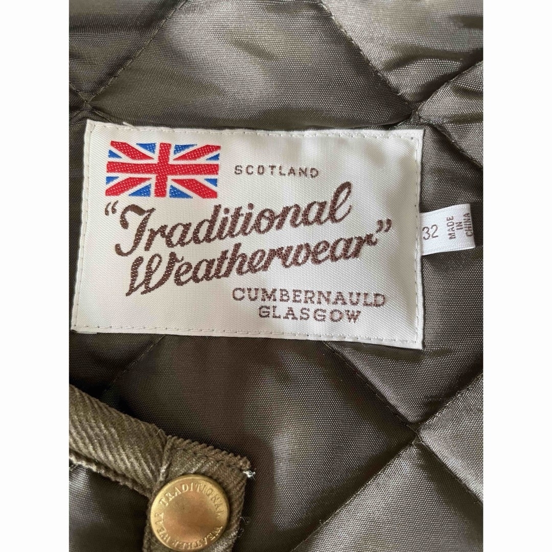 TRADITIONAL WEATHERWEAR(トラディショナルウェザーウェア)の32 トラディショナルウェザーウェア　カーキ　キルティングコート レディースのジャケット/アウター(ロングコート)の商品写真