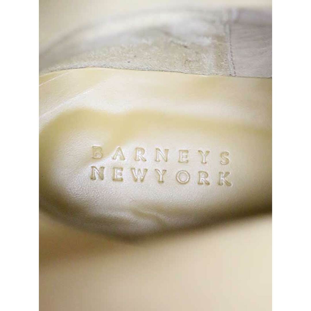 BARNEYS NEW YORK(バーニーズニューヨーク)のBARNEYS NEW YORK バーニーズ ニューヨーク レザーロングブーツ ブラック 38 レディースの靴/シューズ(ブーツ)の商品写真