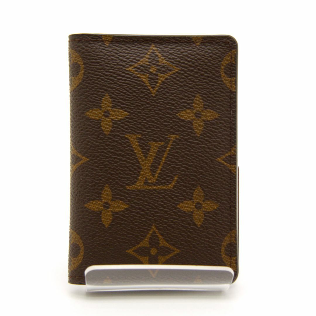 LOUIS VUITTON(ルイヴィトン)の美品 ルイヴィトン 名刺入れ モノグラム オーガナイザー・ドゥ ポッシュ M60502 ブラウン LOUIS VUITTON スペイン製 カードケース レディースのファッション小物(名刺入れ/定期入れ)の商品写真