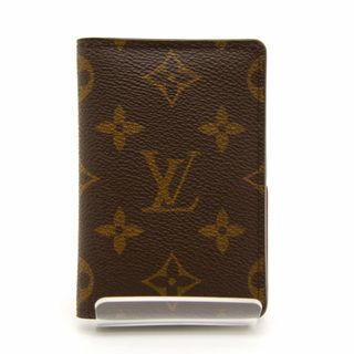 ルイヴィトン(LOUIS VUITTON)の美品 ルイヴィトン 名刺入れ モノグラム オーガナイザー・ドゥ ポッシュ M60502 ブラウン LOUIS VUITTON スペイン製 カードケース(名刺入れ/定期入れ)