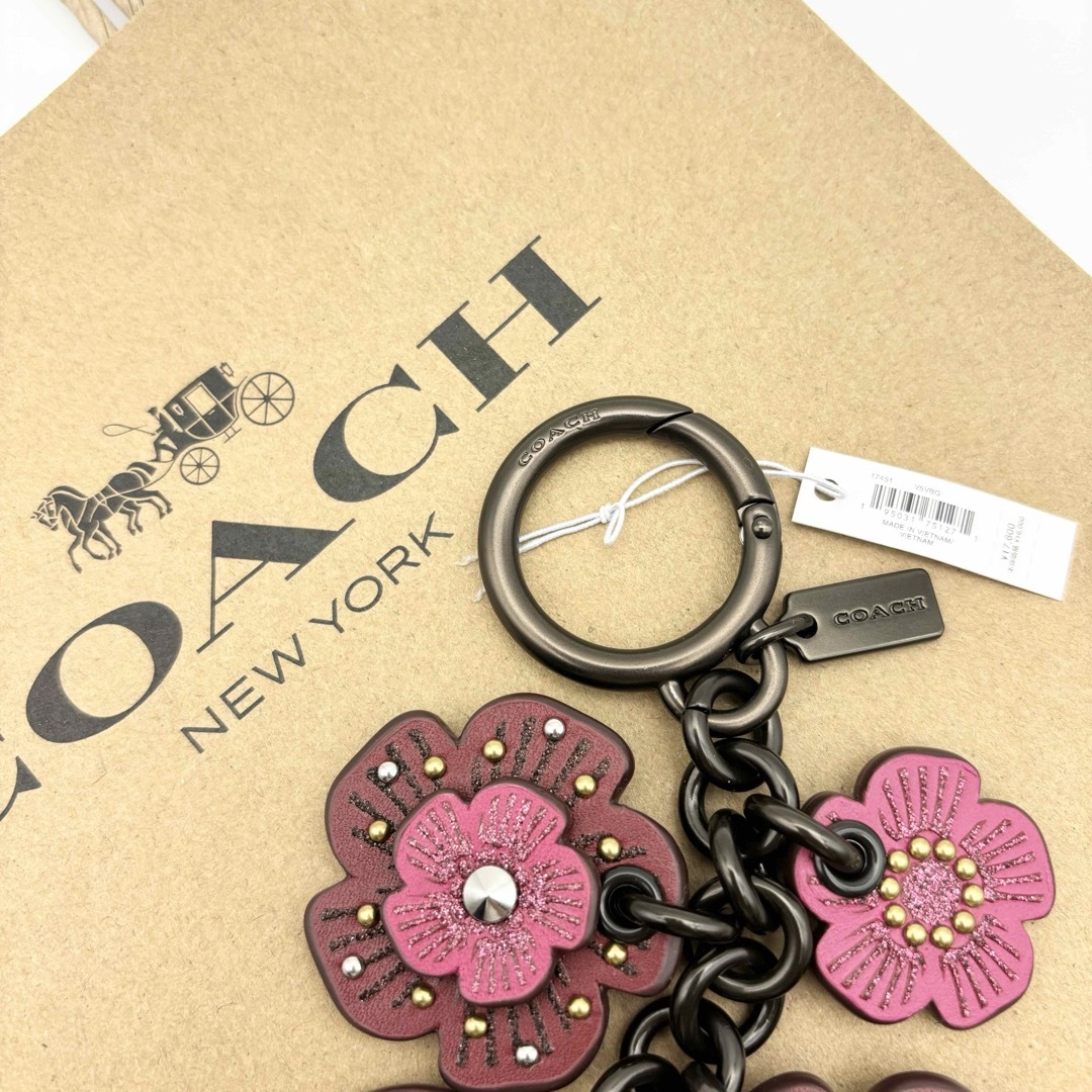 COACH - 【COACH☆新品】ティー ローズ ミックス バッグ チャーム