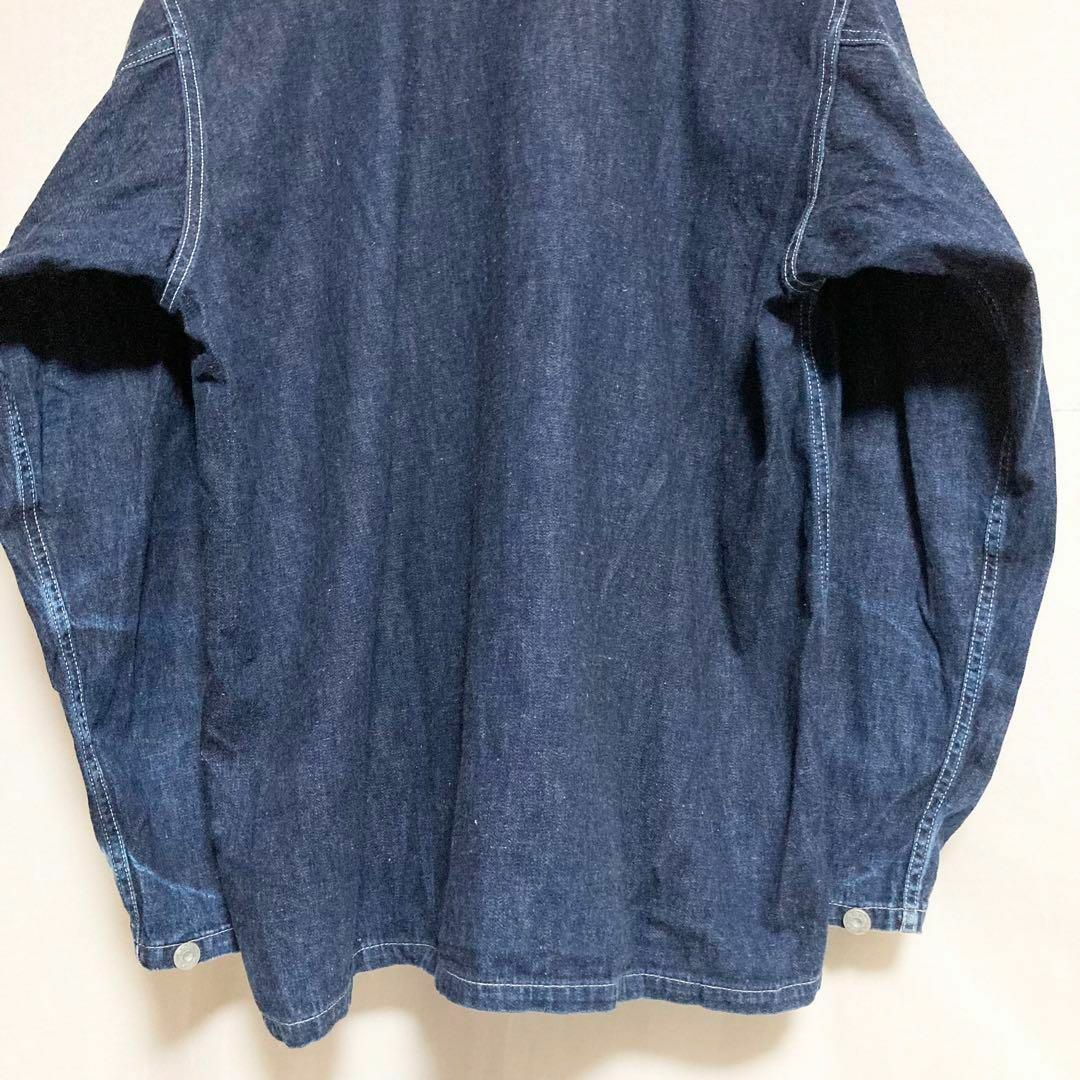 BONCOURA(ボンクラ)のサイズ40！BONCOURA デニムアーミープルオーバー シャツ メンズのジャケット/アウター(Gジャン/デニムジャケット)の商品写真