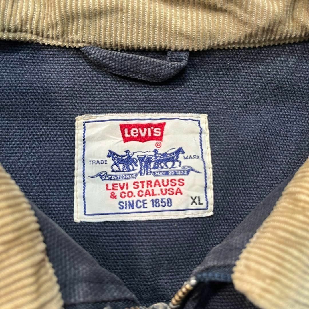 Levi's(リーバイス)の【Levis】リーバイス ネイビーダック地ジャケット 90s 古着 メンズのジャケット/アウター(ブルゾン)の商品写真