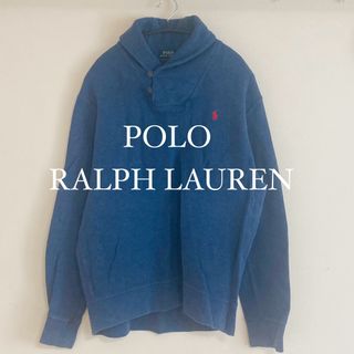 ポロラルフローレン(POLO RALPH LAUREN)のポロ　ラルフローレン　メンズ　長袖　ニット　セーター　秋冬　ネイビー(ニット/セーター)