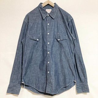 ボンクラ(BONCOURA)のサイズ42！BONCOURA デニムシャンブレーウエスタンシャツ(シャツ)