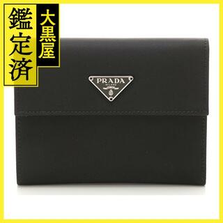 プラダ(PRADA)のPRADA　プラダ　三つ折財布 ナイロン/サフィアーノ　M170【207】(財布)