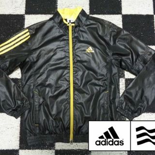 アディダス(adidas)の【アディダスゴルフ】メンズLポリジャケット黒ジャージ袖取り外し可能(ウエア)