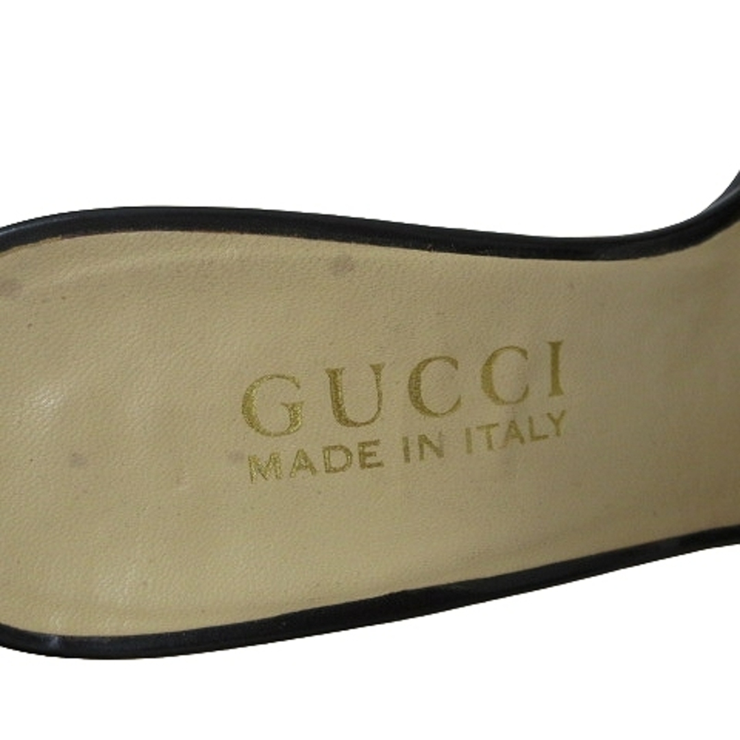 Gucci(グッチ)のグッチ サンダル ホースビット エナメル 5 1/2 約22.5cm IBO45 レディースの靴/シューズ(サンダル)の商品写真