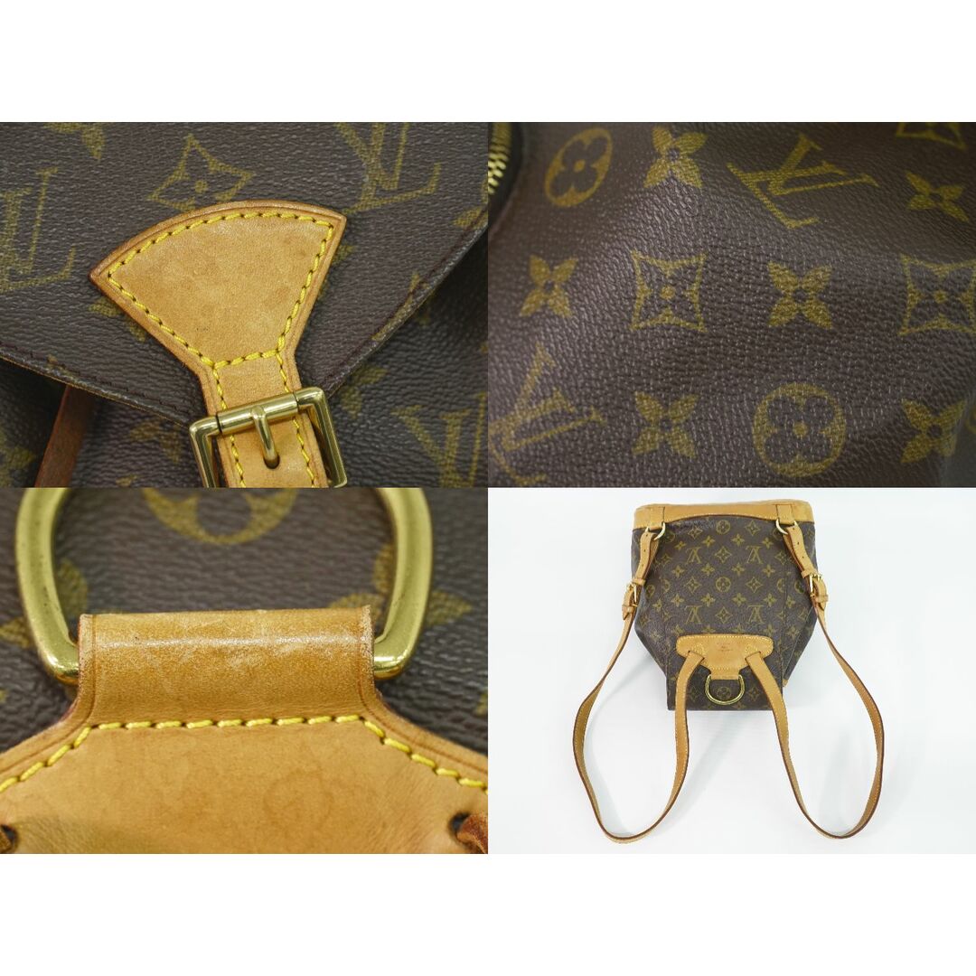 LOUIS VUITTON(ルイヴィトン)の本物 ルイヴィトン LOUIS VUITTON LV モンスリ MM リュックサック バックパック モノグラム ブラウン M51136 Montsouris ビトン バッグ 中古 レディースのバッグ(リュック/バックパック)の商品写真