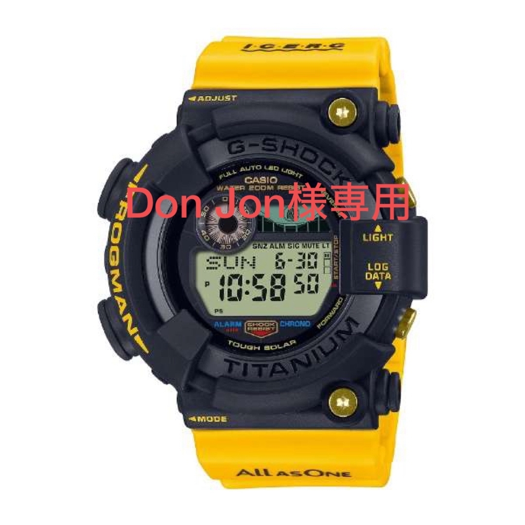 時計G-SHOCK イルクジ フロッグマン GW-8200K-9JR