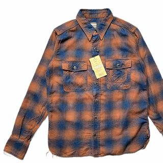 モモタロウジーンズ(MOMOTARO JEANS)の【MOMOTARO JEANS】オンブレチェックフランネルシャツ 桃太郎ジーンズ(シャツ)