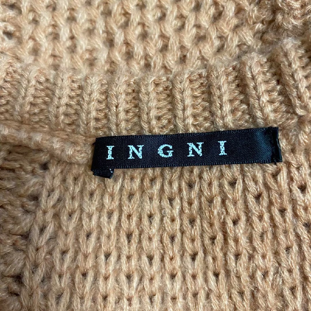 INGNI(イング)の【美品】INGNI イング セーター Ｍ ケーブルニット かぎ編み レディースのトップス(ニット/セーター)の商品写真