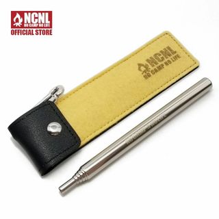 NCNL 火吹き棒 イエロー ひふきぼう ふいご 伸縮式 6段階 キャンプ用品(ストーブ/コンロ)