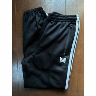 ニードルス(Needles)のNeedles OBLIQUE 別注 track pants 黒 x 白(S)(その他)