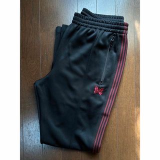 ニードルス(Needles)のNeedles Track Pants 黒 x 赤(M)(その他)