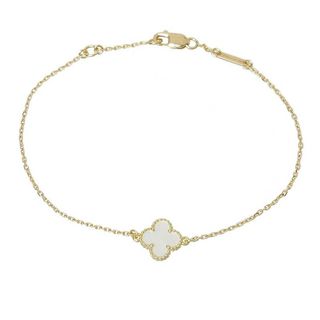 ヴァンクリーフアンドアーペル(Van Cleef & Arpels)の　ヴァンクリーフ＆アーペル Van Cleef & Arpels スウィートアルハンブラ ブレスレット マザーオブパール  K18YG ジュエリー(ブレスレット/バングル)