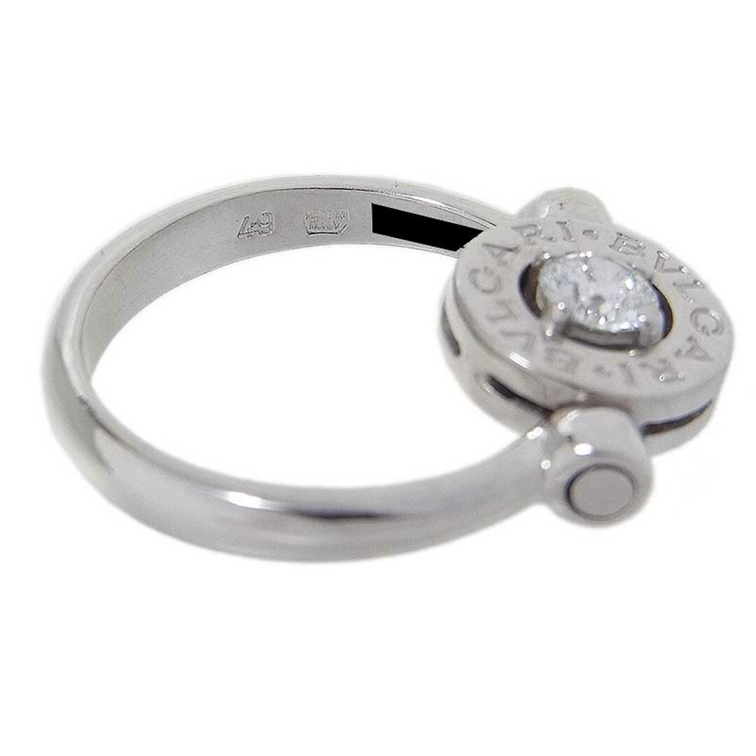 BVLGARI(ブルガリ)の　ブルガリ BVLGARI ブルガリブルガリ ダイヤモンド1P フリップリング  K18WG ジュエリー レディースのアクセサリー(リング(指輪))の商品写真