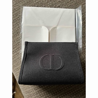 クリスチャンディオール(Christian Dior)のディオール コスメポーチのみ 黒 箱付き ノベルティ(ポーチ)