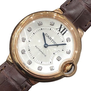 カルティエ(Cartier)の　カルティエ Cartier バロンブルー　ドゥ　カルティエ WJBB0010 K18PG レディース 腕時計(腕時計)