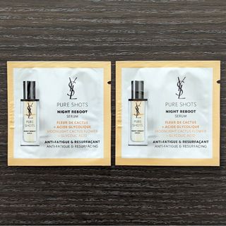 イヴサンローランボーテ(Yves Saint Laurent Beaute)のYSL イヴ・サンローラン ピュアショット ナイトセラム 美容液 試供品(サンプル/トライアルキット)