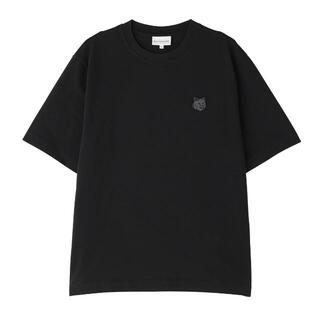 メゾンキツネ(MAISON KITSUNE')の新品 メゾン キツネ MAISON KITSUNE Tシャツ オーバーサイズ Tシャツ  ブラック BLACK(Tシャツ/カットソー(半袖/袖なし))