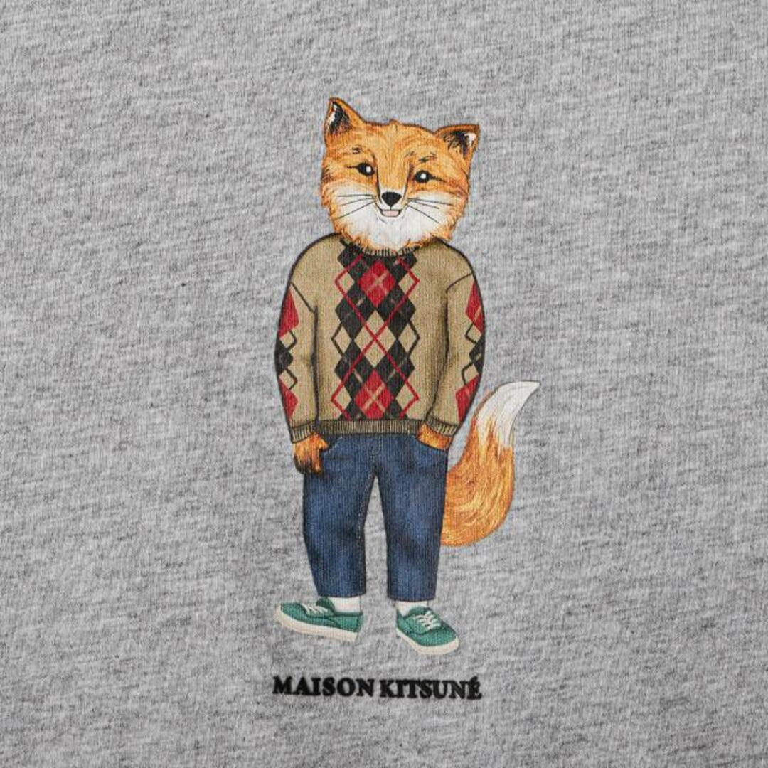 MAISON KITSUNE'(メゾンキツネ)の新品 メゾン キツネ MAISON KITSUNE Tシャツ レギュラー Tシャツ グレー メランジ GREY MELANGE XL メンズのトップス(Tシャツ/カットソー(半袖/袖なし))の商品写真