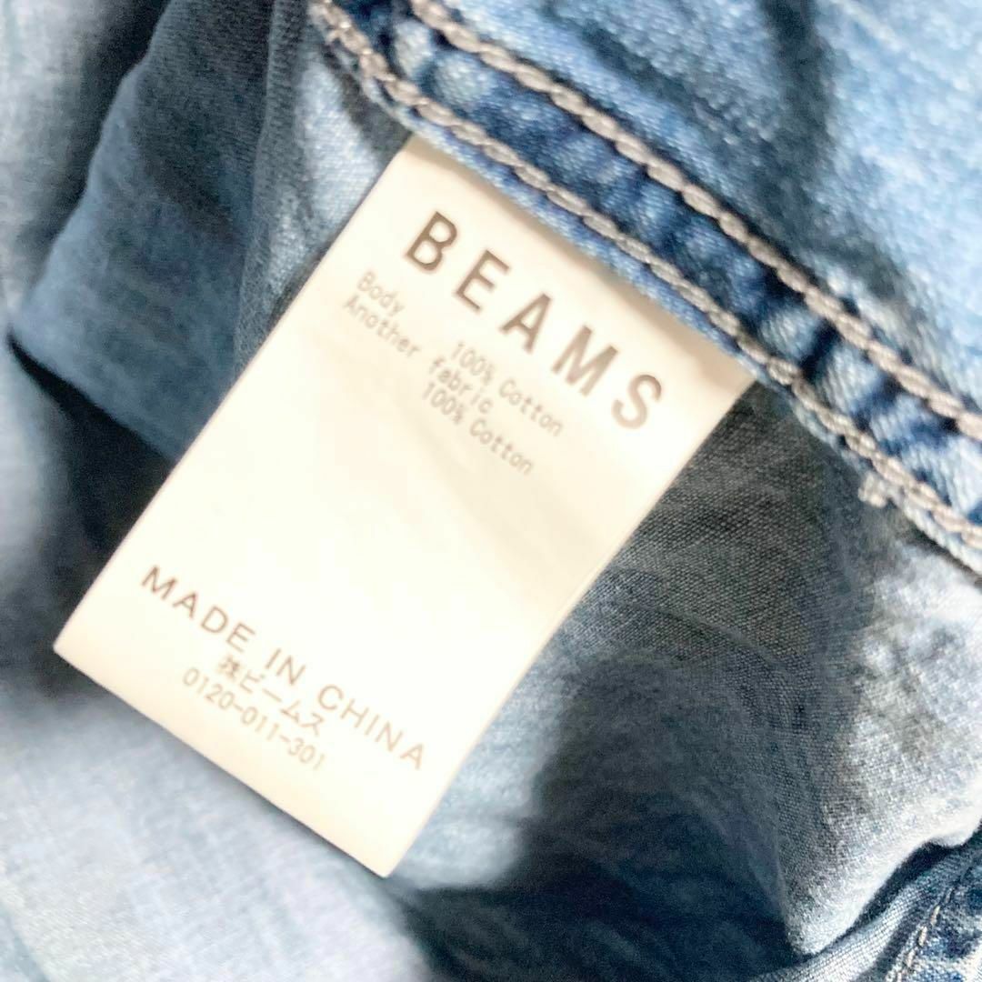 BEAMS(ビームス)のMサイズ！SSZ オーバーサイズパッチワークウエスタンシャツ メンズのトップス(シャツ)の商品写真